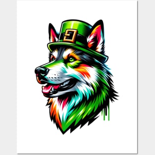 Czechoslovakian Vlcak Celebrates Saint Patrick's Day Posters and Art